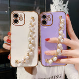 Electroplated Wrist Chain iPhone Case