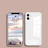 Frame Tempered Glass iPhone Case