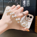 Electroplated Wrist Chain iPhone Case