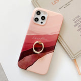 Floral Ring Holder iPhone Case