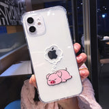 Cute Cartoon Clear iPhone Case