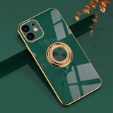 Stylish Metal Ring iPhone Case