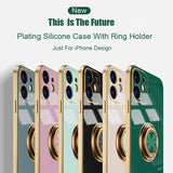 Stylish Metal Ring iPhone Case