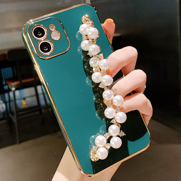 Electroplated Wrist Chain iPhone Case