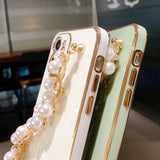 Electroplated Wrist Chain iPhone Case