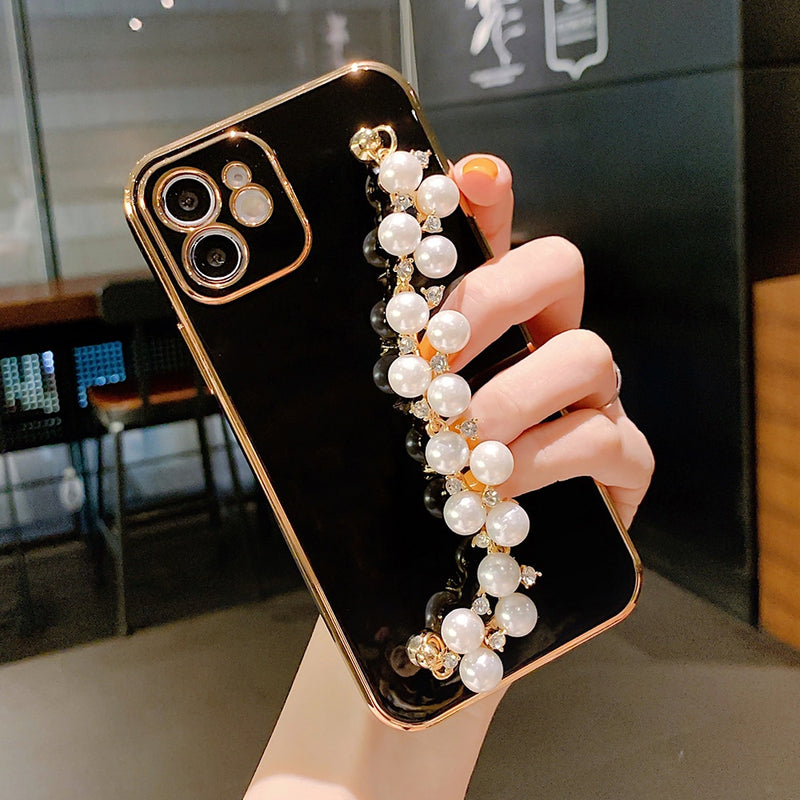 Electroplated Wrist Chain iPhone Case