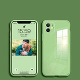 Frame Tempered Glass iPhone Case