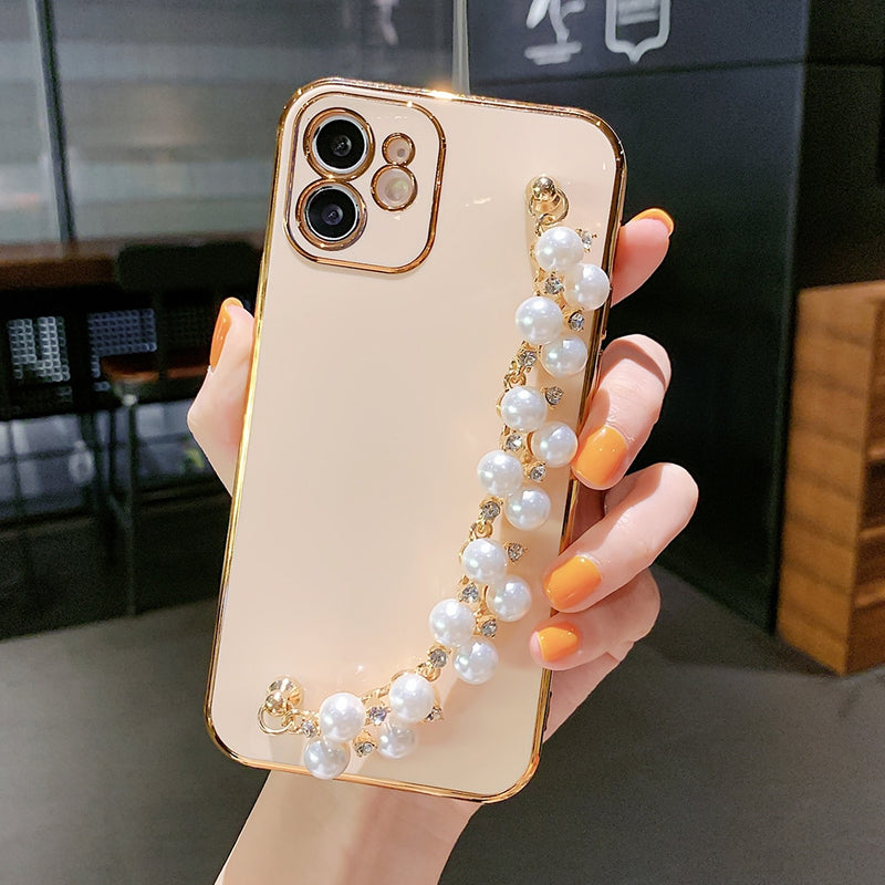 Electroplated Wrist Chain iPhone Case