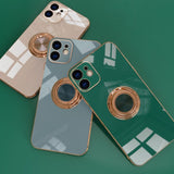 Stylish Metal Ring iPhone Case