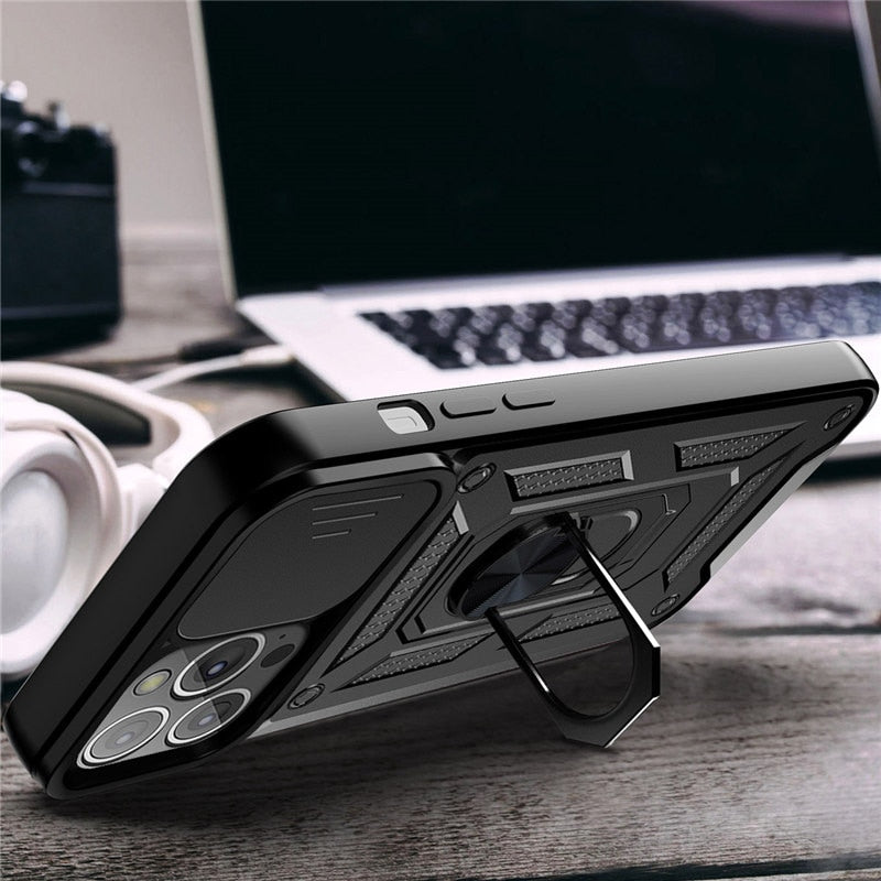Armor iPhone Case with Camera Shutter