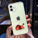 Cute Cartoon Clear iPhone Case