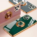 Stylish Metal Ring iPhone Case