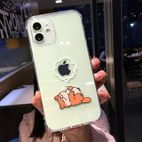 Cute Cartoon Clear iPhone Case