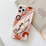 Floral Ring Holder iPhone Case