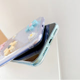 Daisy Flower Clear iPhone Case