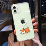 Cute Cartoon Clear iPhone Case