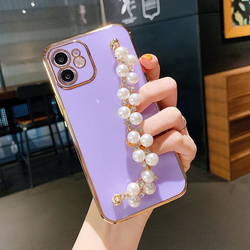 Electroplated Wrist Chain iPhone Case