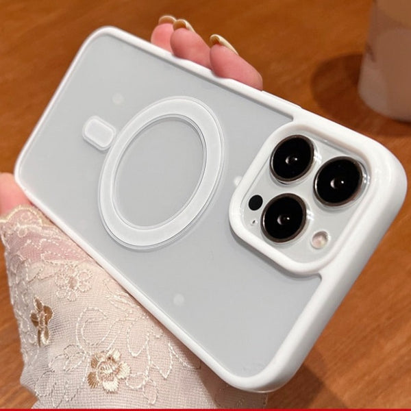 Cute Candy Colour Bumper MagSafe iPhone Case