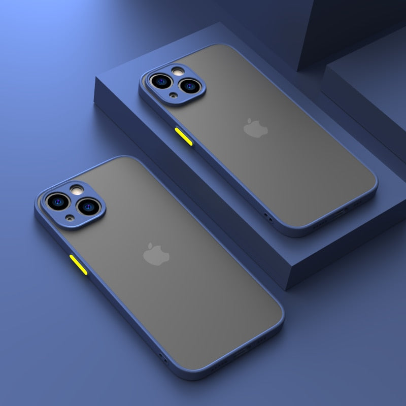 Matte Shockproof Armor iPhone Case