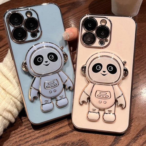 Cute Panda Astronaut iPhone Case
