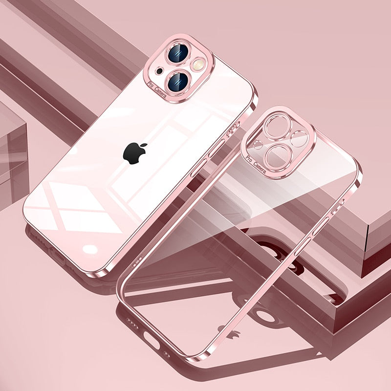 Luxury Transparent iPhone Case