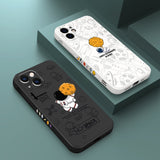 Cute Astronaut Planet iPhone Case