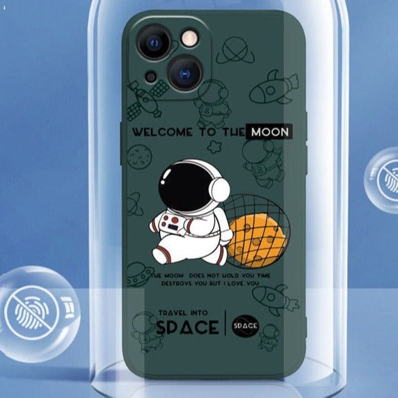 Astronaut Hand Lanyard iPhone Case