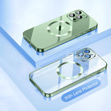 Transparent Electroplated MagSafe iPhone Case