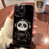 Cute Panda Astronaut iPhone Case