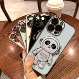 Cute Panda Astronaut iPhone Case