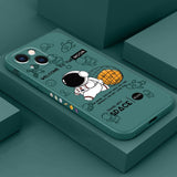 Cute Astronaut Planet iPhone Case