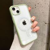 Cute Candy Colour Bumper MagSafe iPhone Case