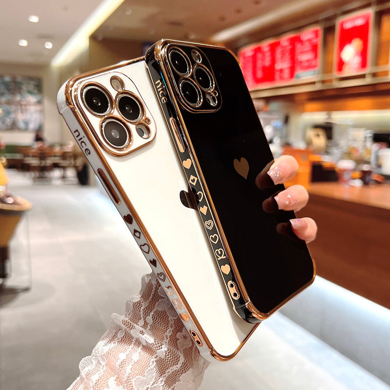 Luxury Heart Love iPhone Case
