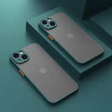 Matte Shockproof Armor iPhone Case