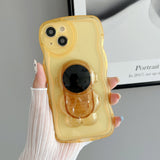 Funky Astronaut Clear Stand iPhone Case