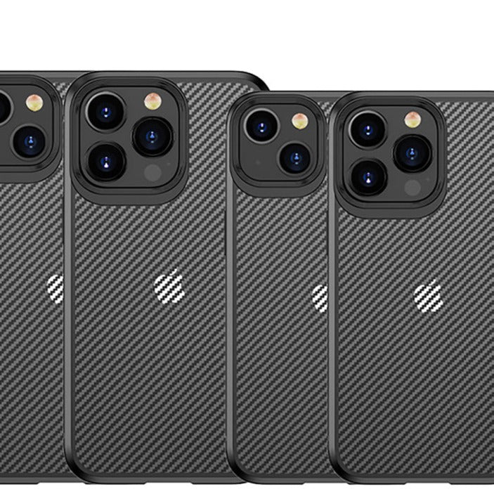 Carbon Pattern Shockproof iPhone Case